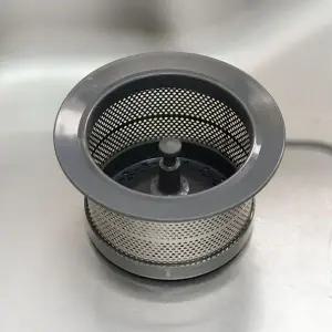 주방 거름망 탈착식 배수구 스테인리스 싱크대 거름망 싱크망 음식물 위생 쓰레기통 물빠짐 욕실 소품 소형