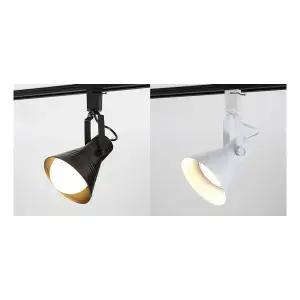 레일 등기구 조명 나팔 스포트 블랙 화이트 PAR30/레일등/레일조명/핀조명/주방/거실/인테리어조명/나팔등
