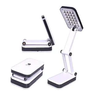 3단 접이형 LED 독서등/초경량/미니사이즈/휴대용/스탠드/캠핑/낚시/여행/등산/비상등/USB/건전지/각도조절