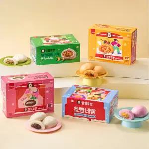 삼립호빵 개별포장 발효미종 12입 2박스 (단팥/야채/피자/ 호빵네빵 택1)