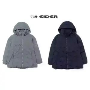 아이더 여성 오블리크 롱 구스 다운 (슬림.후드.점퍼)자켓 DWW22506