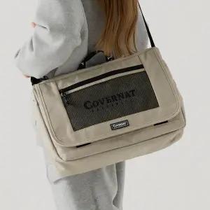 [롯데백화점]커버낫키즈 메쉬 메신저백 아이보리 CK2500CB05IV