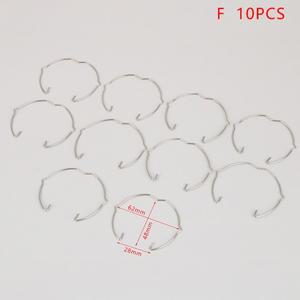 라이트 컵 브래킷 카드 링 55mm 48mm 램프 고정 스프링 클립 MR16 GU10 스포트 다운 액세서리 10 개/세트