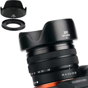 JJC Reversible Lens Hood Shade with 40.5mm Filter Adapter for Sony FE 28-60mm F4-5.6 SEL2860 on