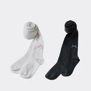 [아이러브제이] KR.루벨리 리본 골지 타이즈 JXFSO06