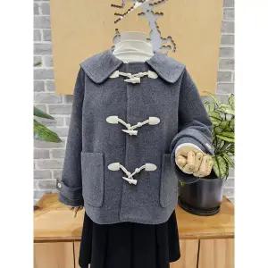 [레코브](하남점)울혼방 세일러 코트 (LG31F2CT501X)