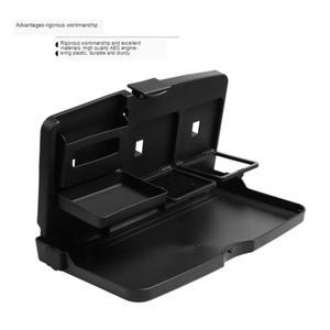 자동차 의자 뒤 보관함 다기능 좌석 음료 랙 휴대용 접이식 테이블 액세서리