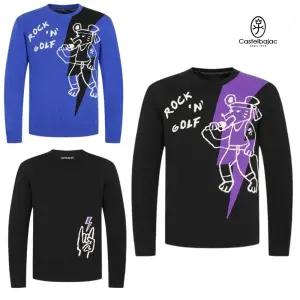 까스텔바작 남자 골프 방풍 캐릭터 라운드 니트 스웨터 BGDW-SW203.