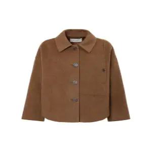 울 캐시미어 사이드 포켓 하프 코트//BRAA0CT311