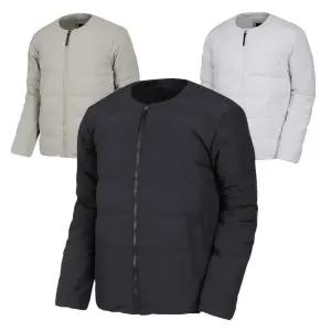 웰론 보온 재킷 남녀공용 오버핏 숏패딩 경량패딩 퀼팅 깔깔이 누빔