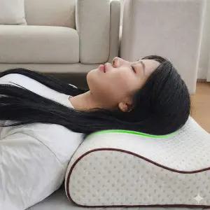 홈플리쿡 경추베개 일자목 거북목 방지 스트레칭