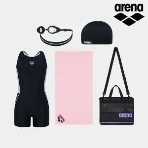 [아웃도어스/아레나]아레나 생존수영키트 초등 여아동수영복 3부 반신 5종 키즈 주니어 라이풀