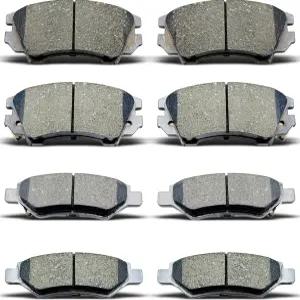 2010-2015 쉐보레 카마로 V6 3.6L 모델용 DYZJKWJW D1337 D1404 프론트 리어 세라믹 브레이크 패드 세트 핏