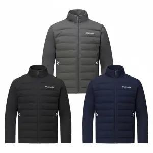 컬럼비아 남성 하이브리드 재킷 남자 패딩 점퍼 퀼팅 아우터 레이어드 가벼운 보온성