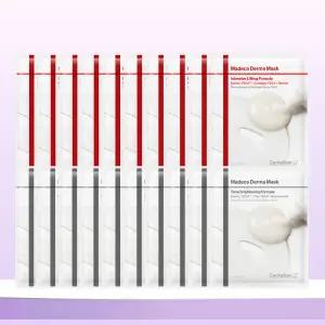 [본사직영] 마데카 더마마스크 인텐시브 리프팅 10매 + 톤브라이트닝 포뮬러 10매