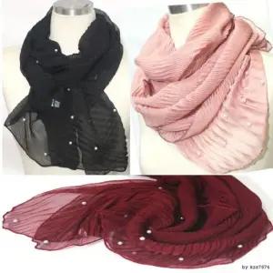 고급스런 진주 스카프 숄 패션잡화 쁘띠 숄 머플러 여성 롱 두건 가을 스카프 빨래건조대petit 패션 남자