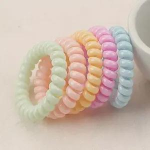 스프링 전화선 추천 머리끈 5종세트