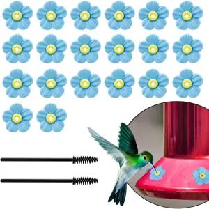 필로나 벌새 모이통 교체 꽃 청소 브러시 부품 (파란색)