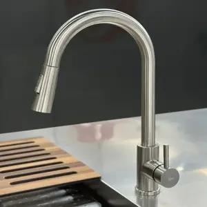 백조씽크 거위목 주방수전 싱크대 원홀 수도꼭지 고니6002