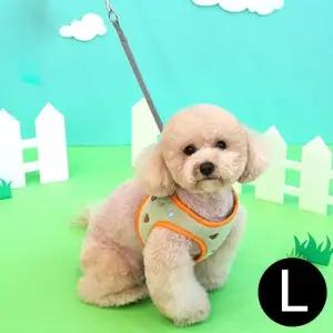 하네스 L 그린 개줄 에스프아 강아지 (WFJ5Q7P)