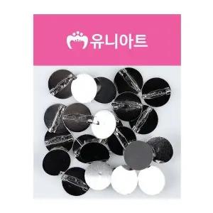 코사지 핀 20mm 헤어 장식 민자 스타일 헤어핀 유니크 액세서리