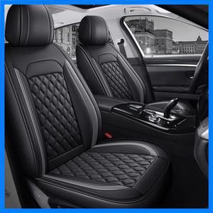 현대 투싼 산타페 i30 i40 벨로스터 크레타 엘란트라 차량용 풀커버 유니버셜 PU 가죽 시트커버 (자동차 액
