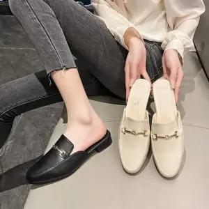 코지바이 데일리 로퍼 뮬 DS0324 털 털신 슬리퍼 eva 여성샌들 클로그 뮬 쿠션 (WFK3QBR)