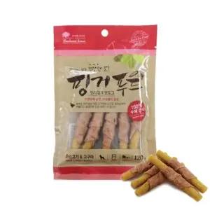 고품질 120g 오리고기 핫도그 강아지 간식 (WFJQKN5)