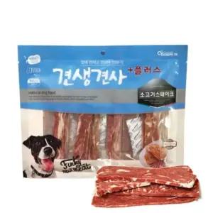 고품질 소고기 간식 견생견사 300g 플러스 스테이크 강아지 (WFJQKXS)