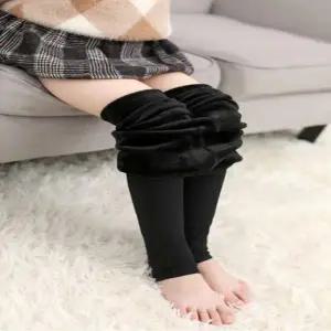 여아 남아 3컬러 유발 무발 겨울스타킹 기모타이즈 (WFK60YC)