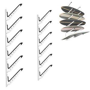 [미국배송] 스노보드 벽걸이 조절 가능한 5/6 보드 서핑보드 랙 서핑보드용 웨이크보드 가정 또는 차고의 보관함