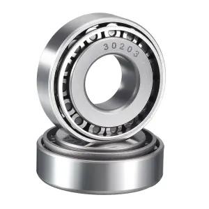 HIPicco 2 팩 30203 테이퍼드 롤러 베어링 콘 및 컵 세트 17mm 보어 40mm OD 13.5mm 폭 크롬 스틸 휠