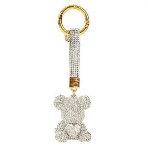 큐빅 키홀더 곰돌이 지갑 가방 열쇠 참장식 (WFK61O4)