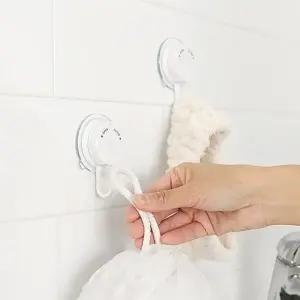 진공후크 욕실 주방 타일 무타공진공후크 다이얼후크 (WFJ731S)