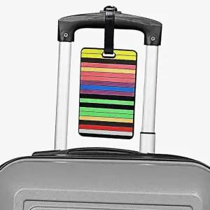 [라일리] Rly 수화물 태그 줄무늬 백팩 캐리어