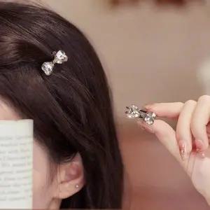 하트삔 명품머리핀 작은집게핀 초미니집게핀 앞머리삔 리본