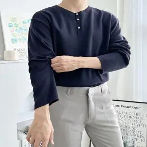 [프로셀러] 1013M 2L-CHE 니트 남성헨리넥기본데일리