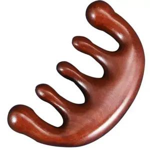 편안한두피괄사 시원한 릴렉싱 그립감 고급 박달나무빗 미니 (WFJ6YN9)