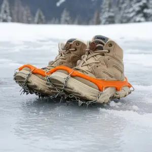 싸파 아이젠 12 피크 오렌지 블랙/얼음낚시 빙어낚시 송어낚시 싸파낚시 빙어축제