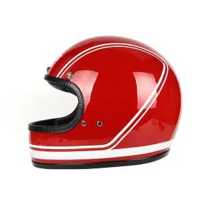바이크 오토바이 반모헬맷 헬멧 레트로 복고풍 엔틱 풀 유리 섬유 DOT CE 인증 Cascos Para Moto Motocross