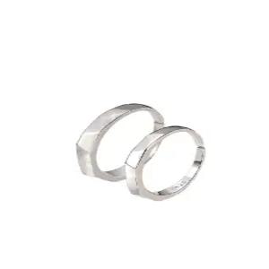 925 빛반사 커플반지 실버 프로젝션 레이저쥬얼리