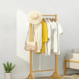 인테리어우드행거 심플형 깔끔한 옷걸이행거 원룸 심플형 (WFJ6G8H)