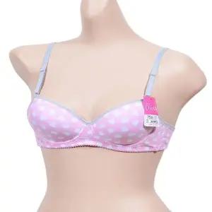 하트패턴 패션 부드러운 A컵 주니어겸용브라 (WFJ691I)
