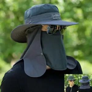 키밍 자외선 차단 썬캡 챙넓은 모자 입가림 탈부착