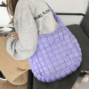 CH63006S 호보백 패션잡화 손 보조 여성 스트 백 패딩 미듐 대학생 소가 메신저 반달