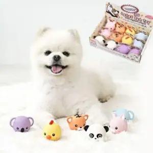 강아지 장난감 동물 인형 공 놀이 라텍스 토이 12개 WDD9B2D