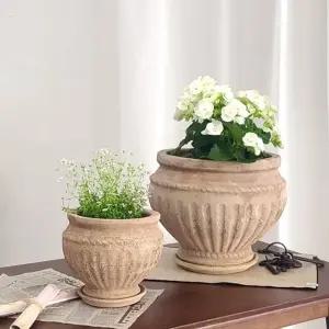 ksr 2개셋트 테라원 빈티지 아쿠아 토분 HN30401 (WFJ7R4J)