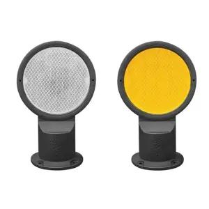 탄력 초고휘도 우레탄 백색 단면 180mm 경계봉 (WFK8VCH)