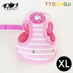 하네스 지엠펫 XL 강아지 하네스 핑크마린 (WFJ7UO6)