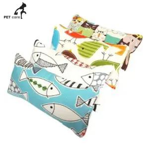 고양이 스몰 장난감 사각 랜덤 핸드메이드 캣닢쿠션 (WFJ7VQA)